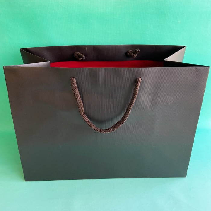 紙袋 エタニティ・マホガニーブラウン Lサイズ 1枚 ペーパーバッグ 幸せデリバリー（ギフト・結婚式アイテム・手芸用品の通販）