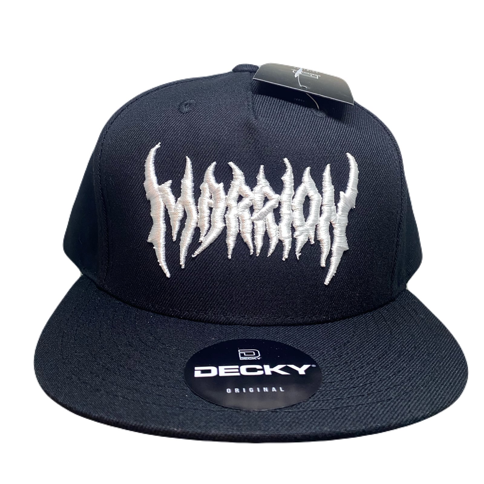 MARRION APPAREL LOGO CAP (black×white)-DECKY | マリアパ