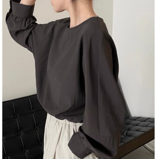 ギャザーボリュームスリーブプルオーバー 00803