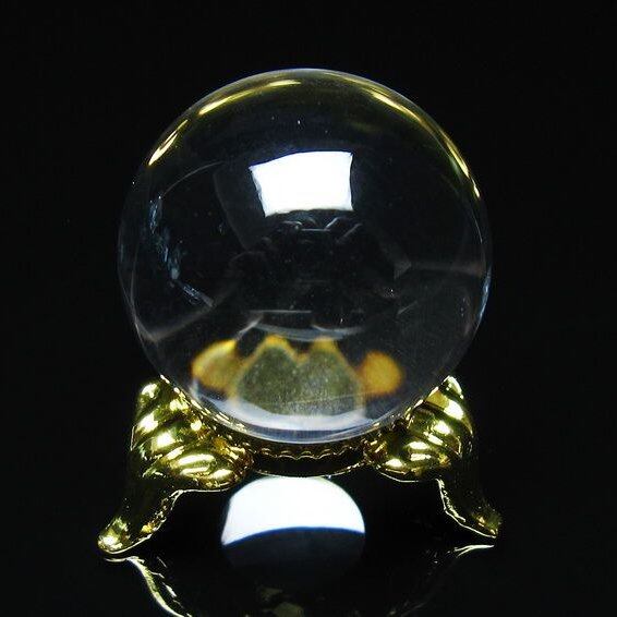 水晶 丸玉 30mm 一点物 141-7680