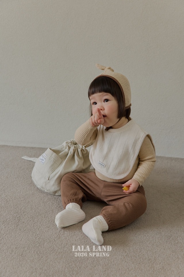 予約⌇LaLa land / (bebe) Modal ribbed set up