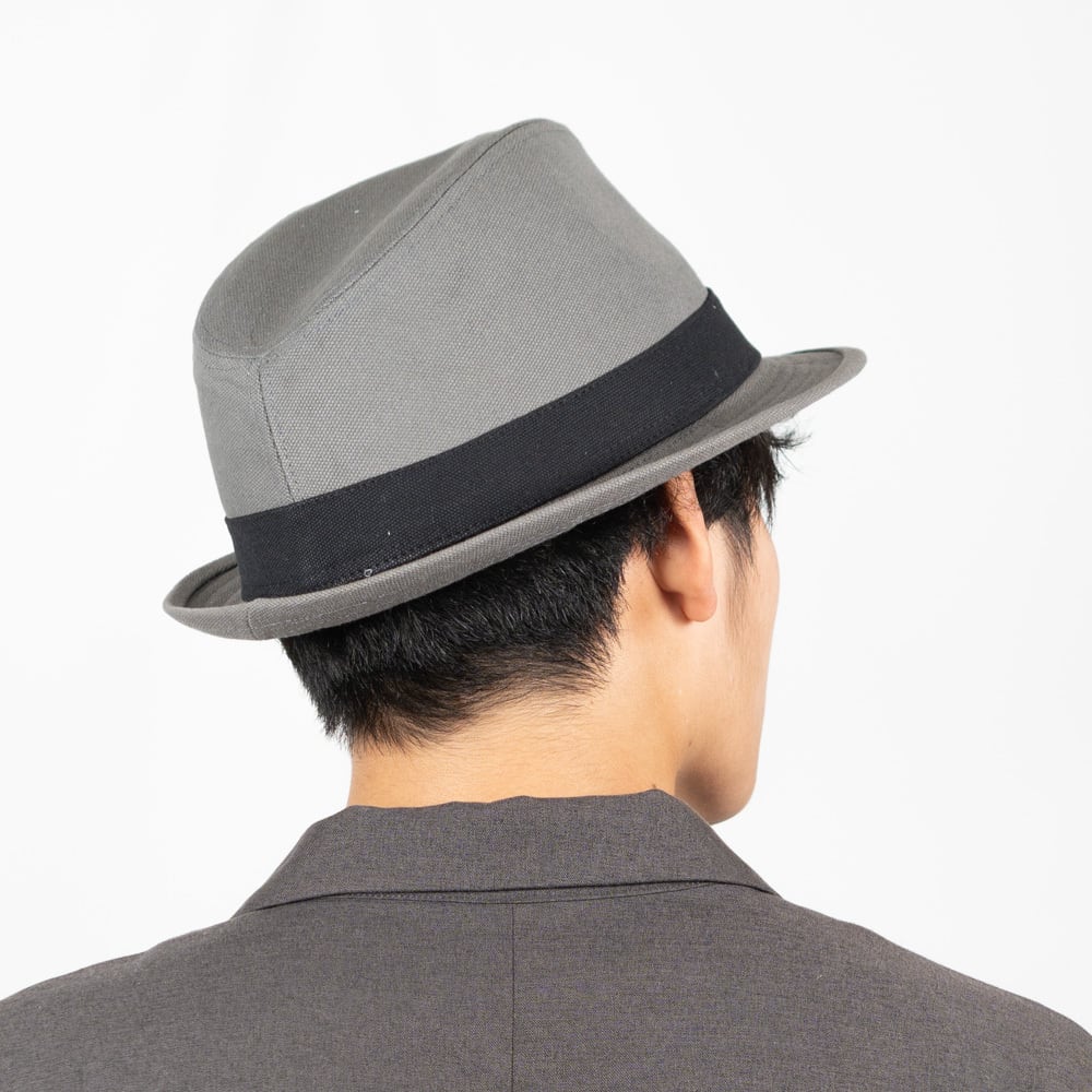 キャンバスフェドラハット グレー XL サイズ 【WS-20106L】 | 京都の