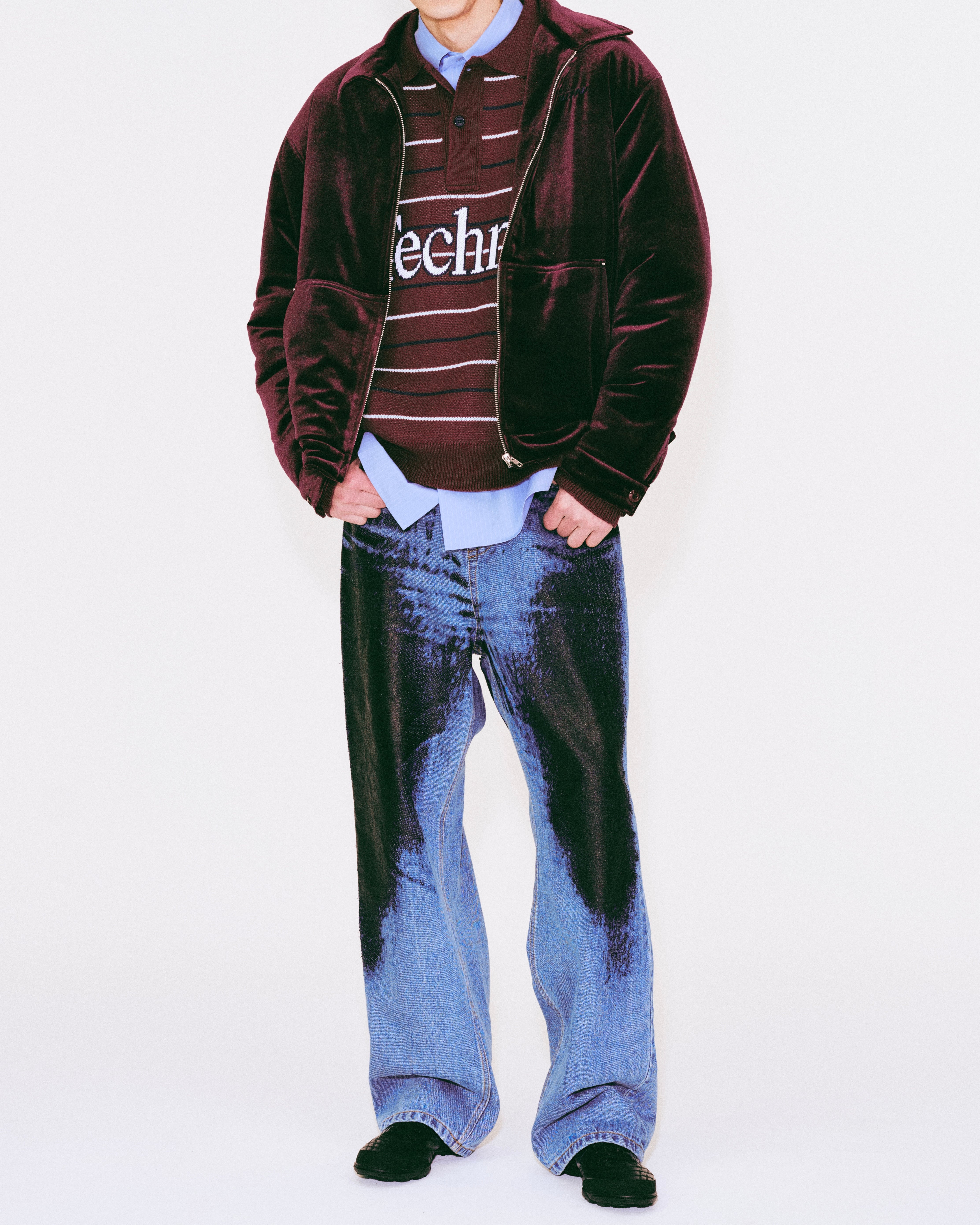 ICE & TECHNO / PRINTED WHISKER DENIM | Answer