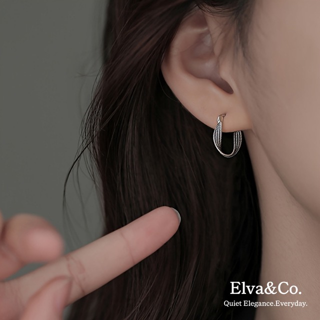 Woven Hoop Pierce（ウォーブンフープピアス）