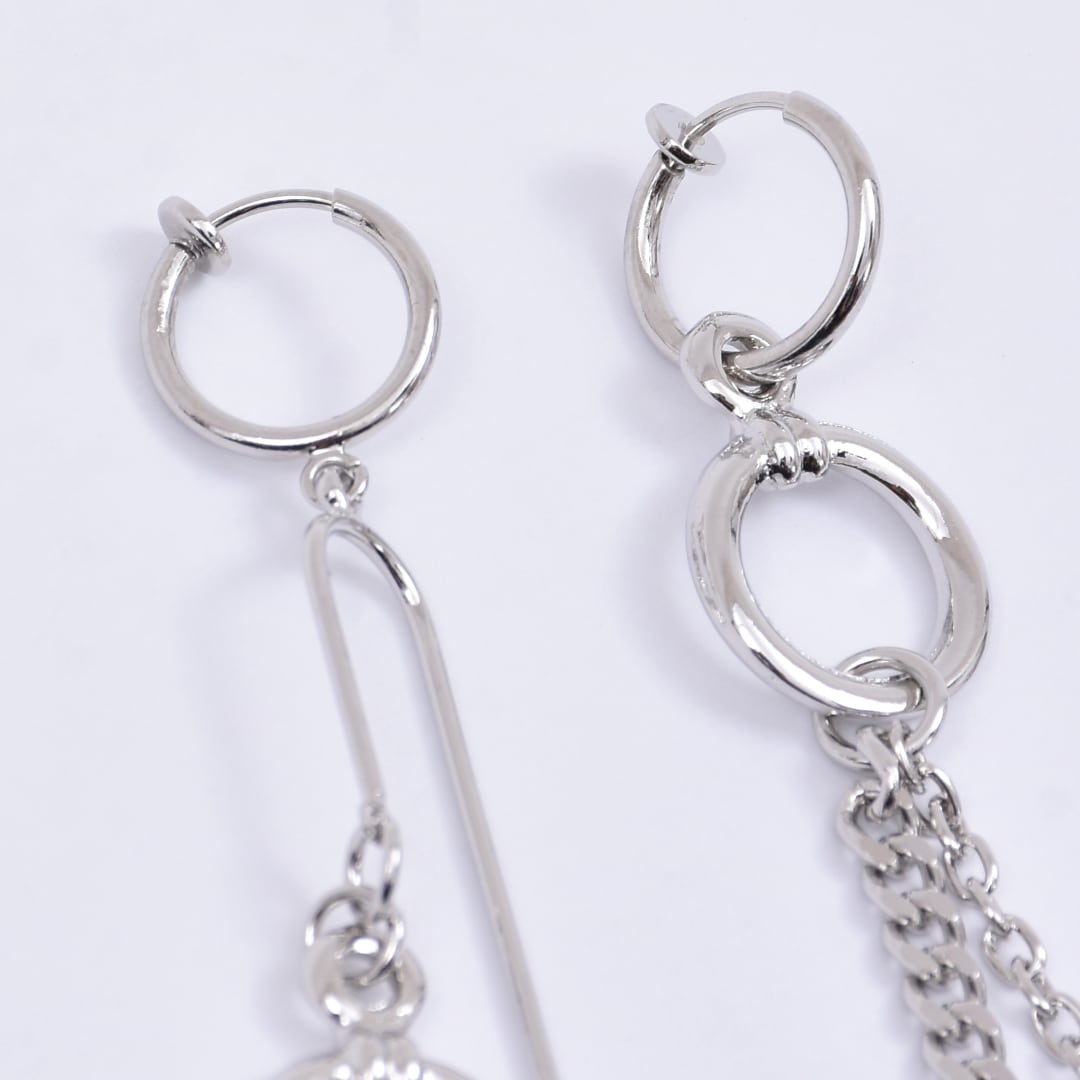 デザインチェーンイヤリング② | VOLCAN&APHRODITE