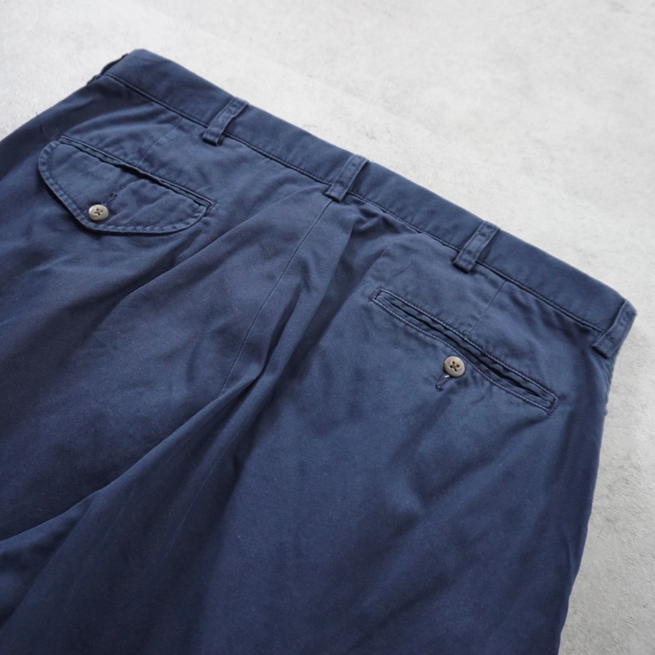 Polo by Ralph Lauren POLO CHINO HAMMOND "Lightweight Twill" navy [W33L26.5相当] 古着 - 6