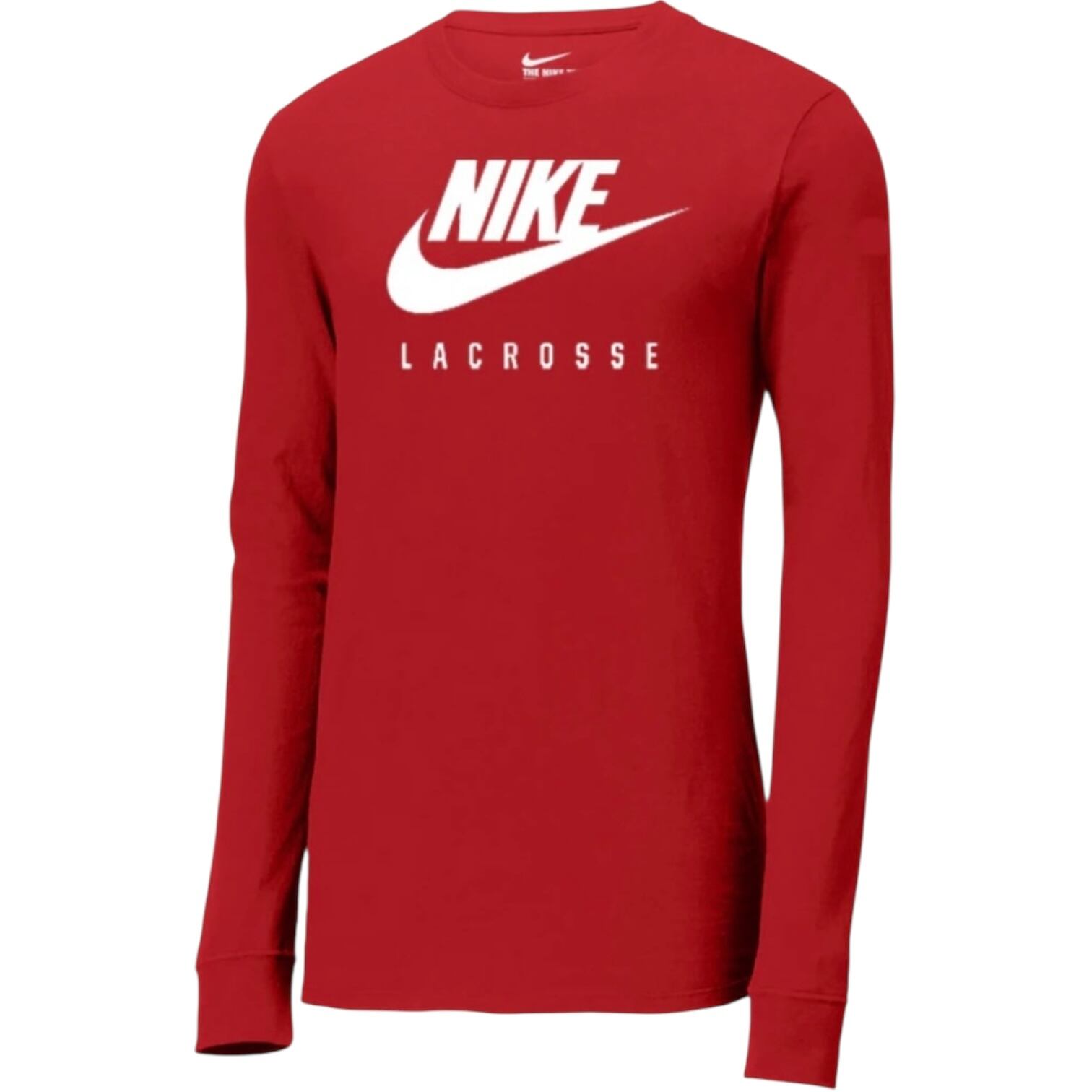 NIKE DRI-FIT LEGEND LS ラクロス Tシャツ レッド