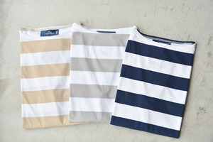 SAINT JAMES(セントジェームス)薄手ワイドボーダーシャツ半袖(15JCPIRI.GRD/1R)全4色