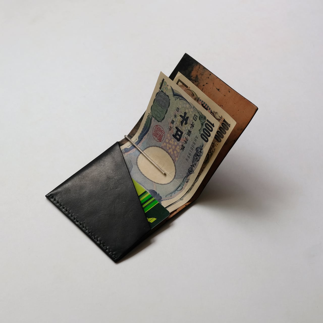 money clip - bk - GUIDI / cavallo culatta | chamoto