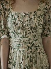 Rêve Botanique Shirring Dress F0738