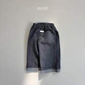 LALALAND 26/SS (Kids)Loll-up Stitch denim