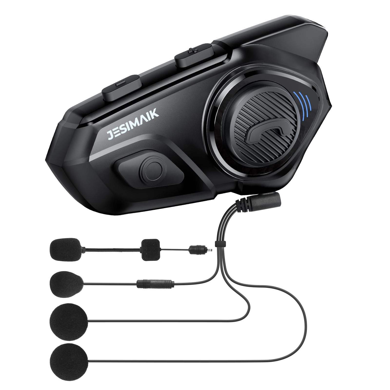 【在庫処分】JESIMAIK バイク インカム R16Pro バイク用インカム 音楽ながら通話 FMラジオ 6人同時通話 デュアルチップ Qualcomm 7mm快適スピーカー ワンタッチ全部ペアリング 通信自動復帰 通信距離1500m IP67防水防塵 音楽共有 ENC&DSP&CVCノイズキャンセル HIFI音質 Siri対応 他社接続可能 Bluetooth 日本語説明書