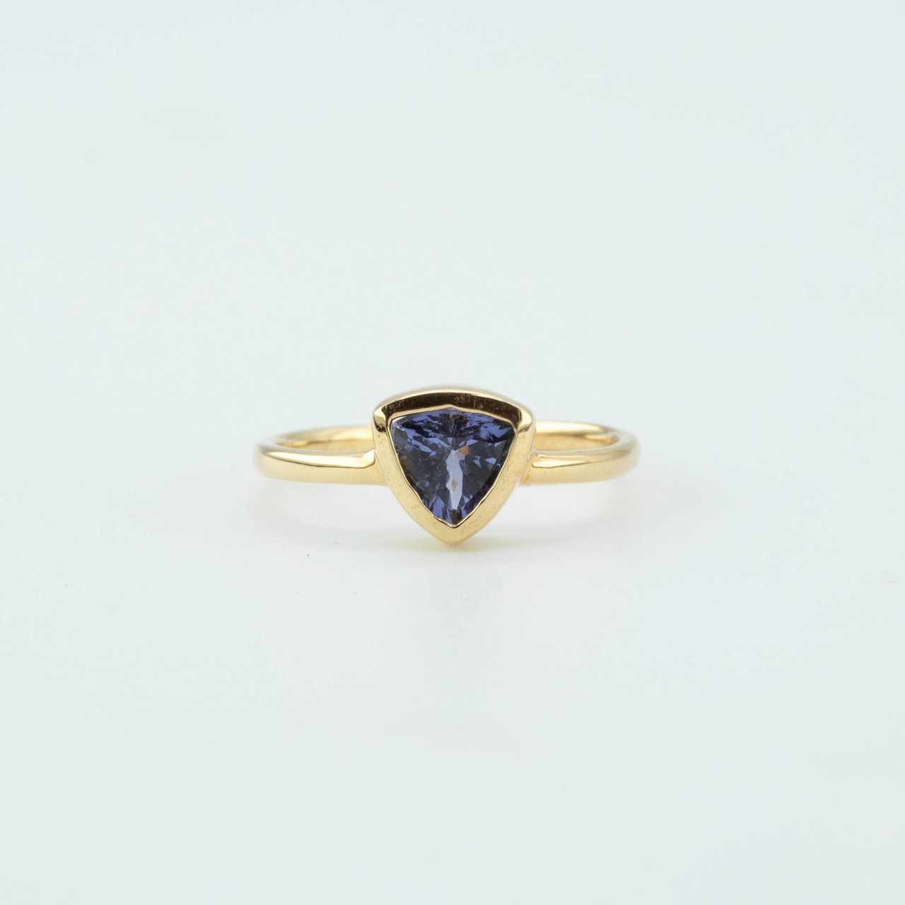 ⁂天然⁂　◇タンザナイト　K１８リング#11◇　0.81ｃｔ
