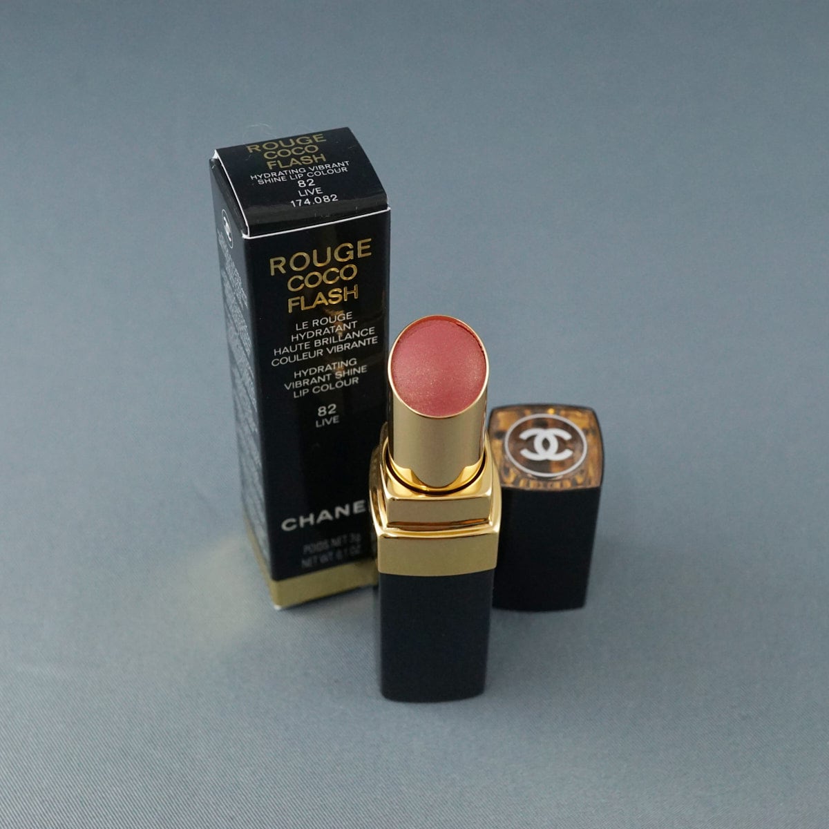 新品】CHANEL シャネル ルージュ ココ フラッシュ ＃82 ライヴ リップ