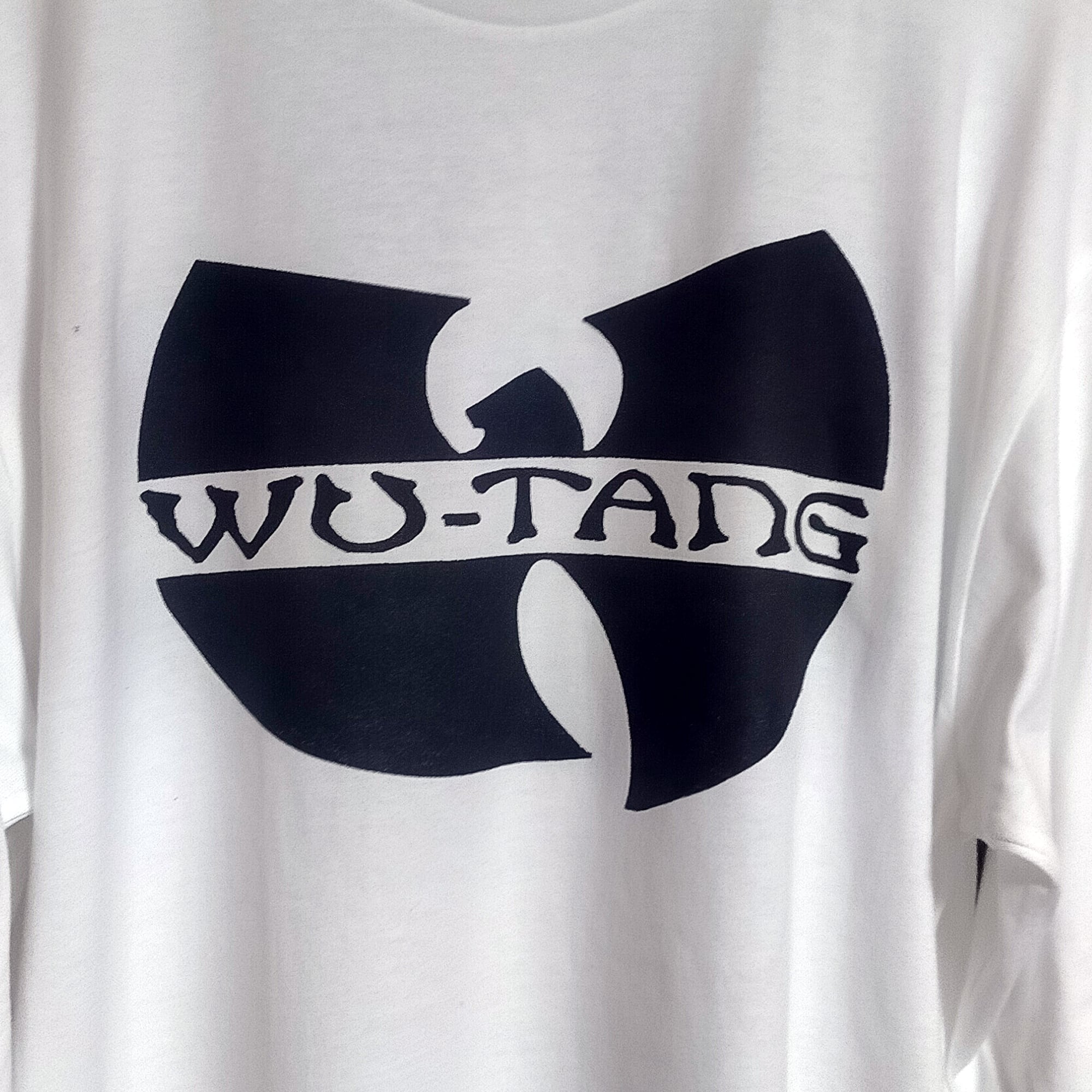 Wu-Tang Clan ウータン・クラン コウモリロゴ 長袖 白色 Tシャツ