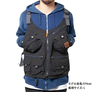 grn outdoor TEBURA VEST 21 go9203q ベスト ジャケット ポケット 撥水 収納  ドリンク アウトドア キャンプ