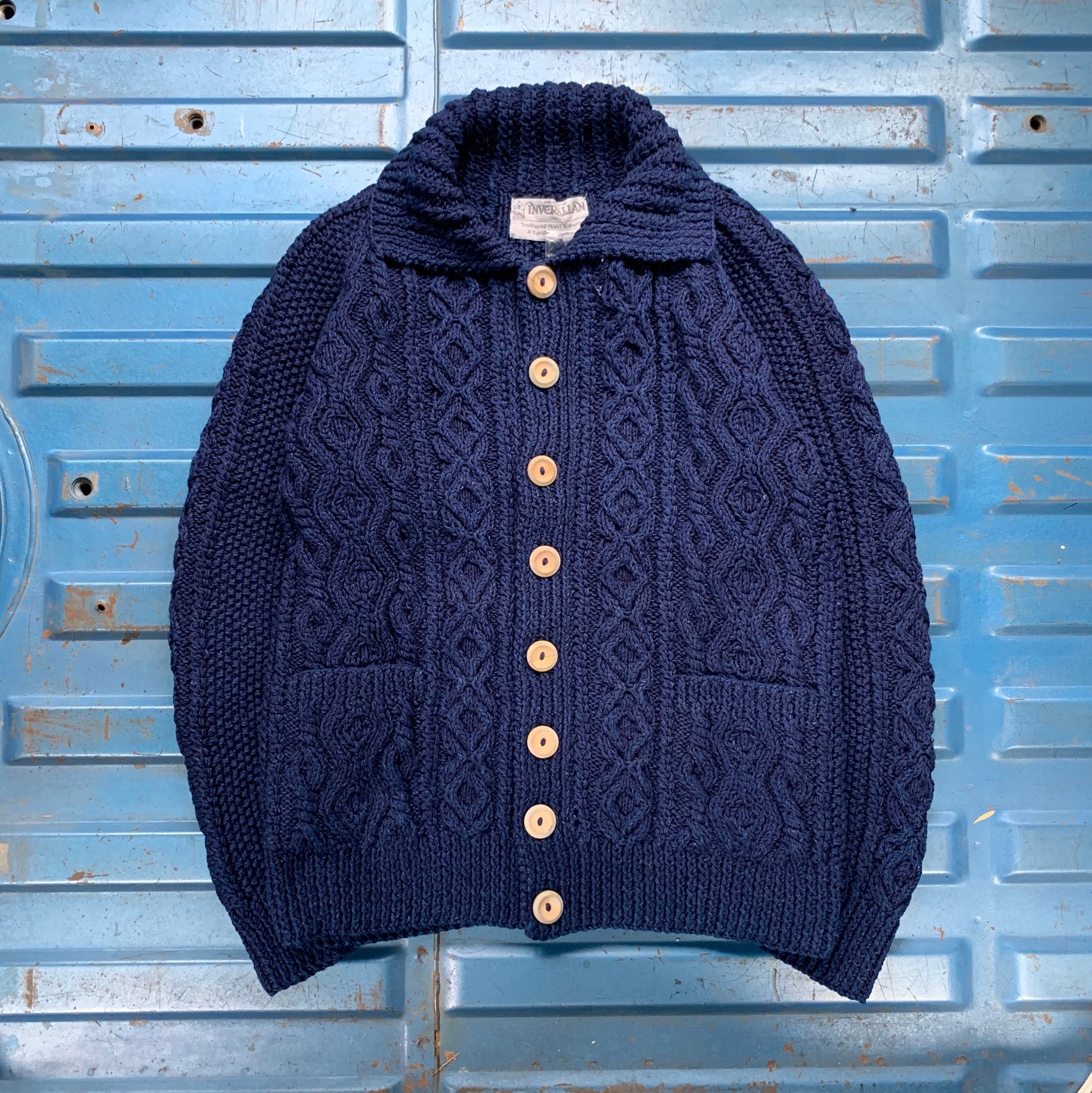 【新品】INVERALLAN LUMBER CARDIGAN 3A インディゴ INVERALLAN: 3A LUMBER CARDIGAN カーディガン INVERALLAN ”3A Lumber