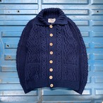 Inverallan 3A "LUMBER CARDIGAN  INDIGO COTTON"