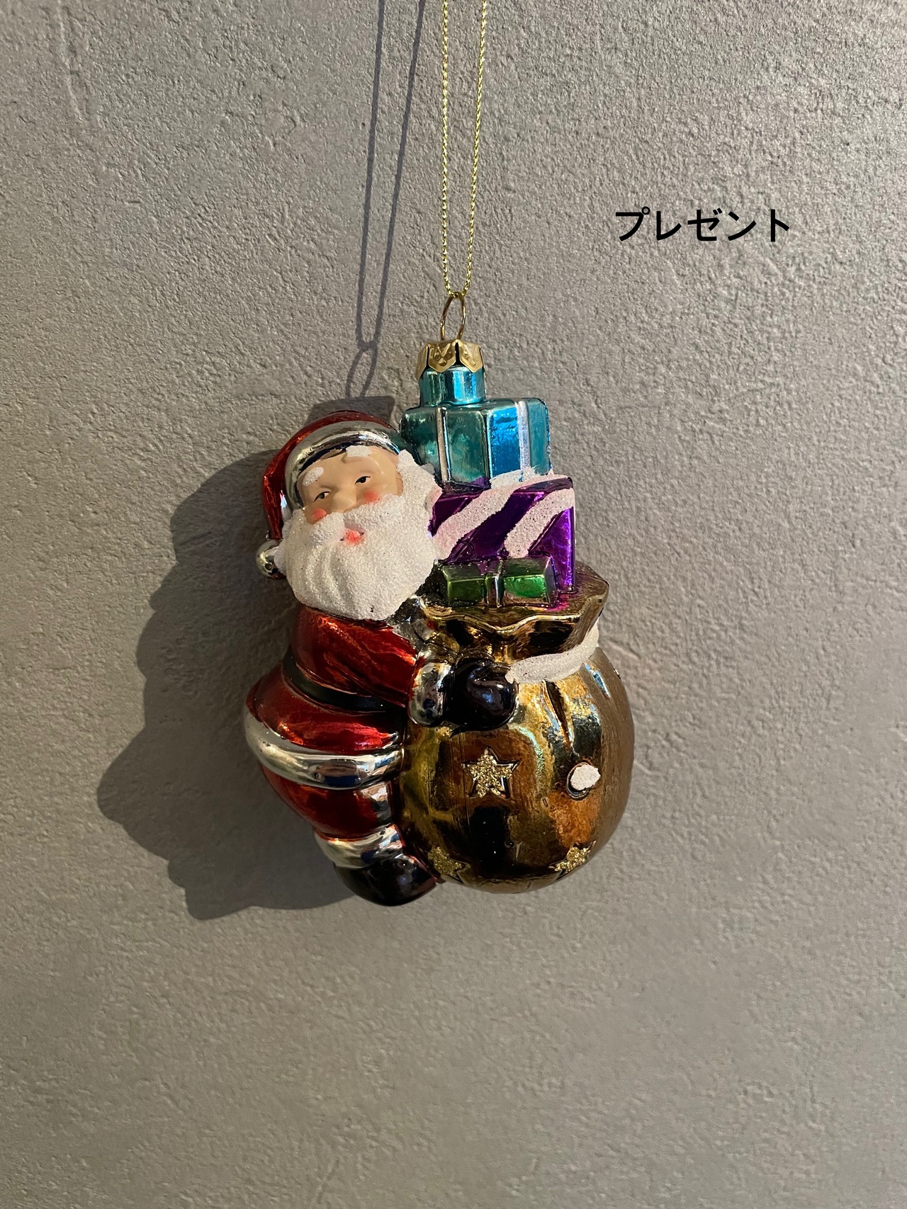【クリスマス】プラサンタオーナメント サンタ