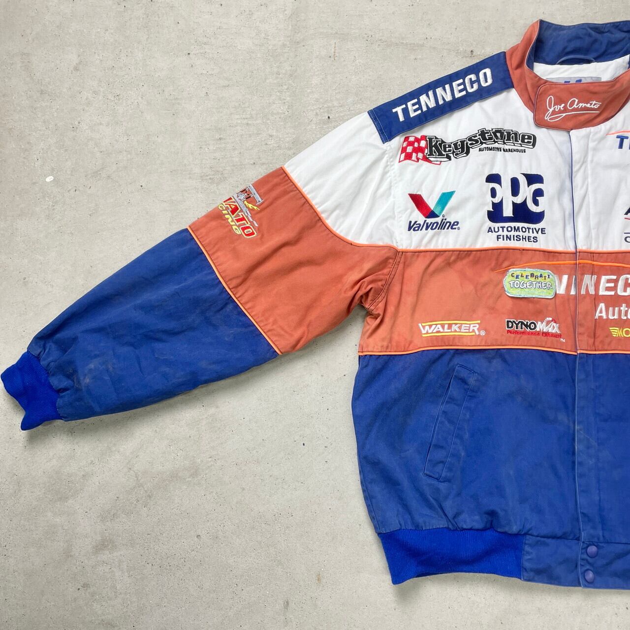 00年代 H3 SPORTGEAR NHRA レーシングジャケット 企業ロゴワッペン