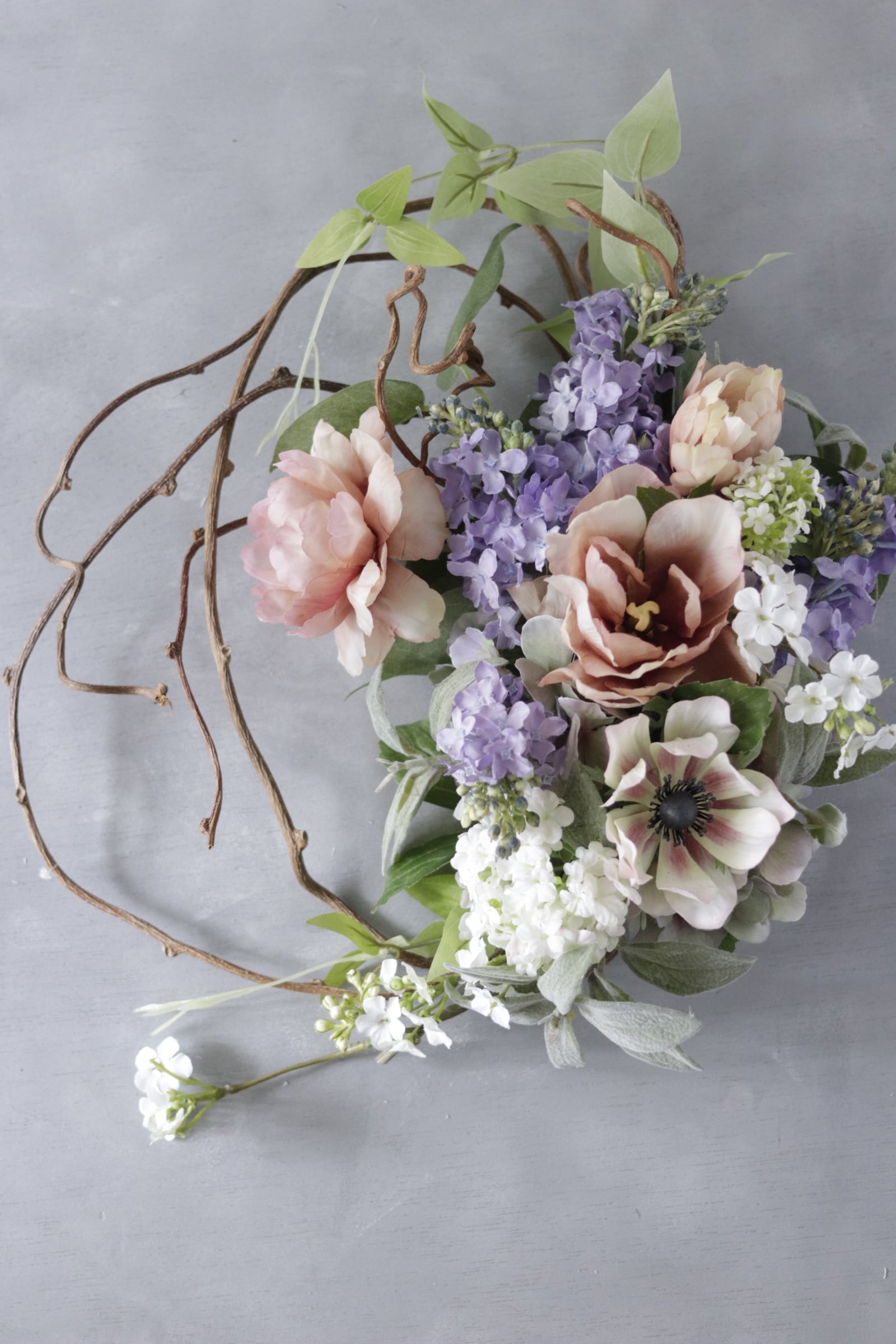 リース | アーティフィシャルフラワーの通販・ギフト | Glicina Peony