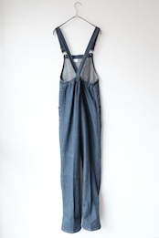 Himitsu no pocket denim salopette