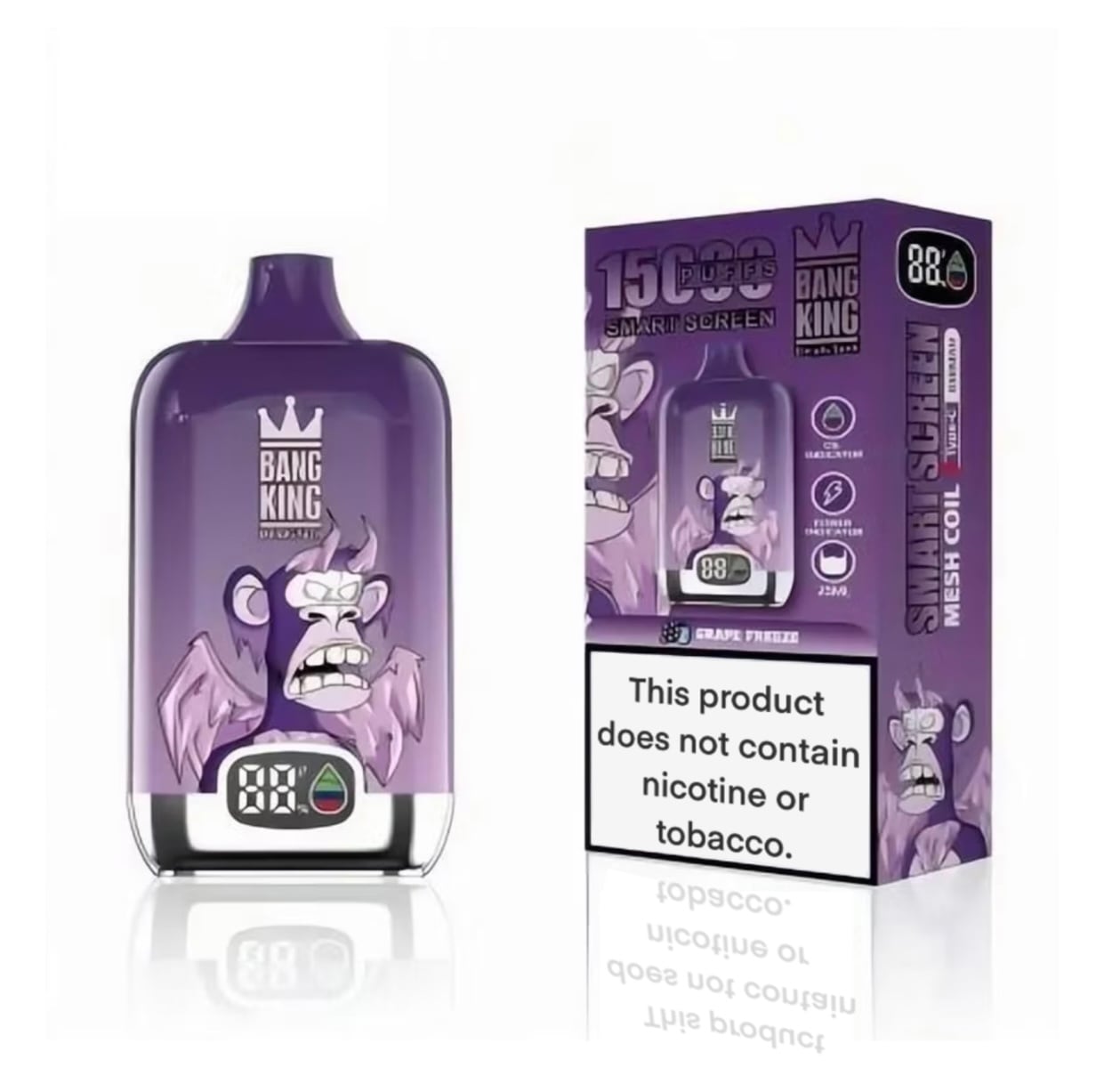 ニコパフ ベイプ 50000puff ニコチンフリー Bang ニコ※パフ 50000 Bang