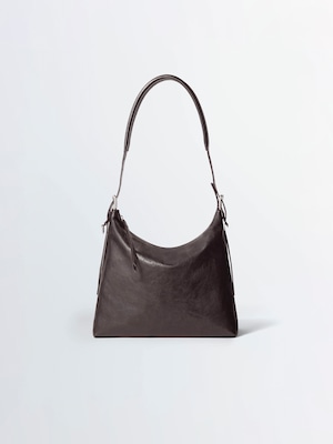 LEMAIRE SMALL BELTED HOBO BAG DARK CHOCOLATE BG0223 LL0108
