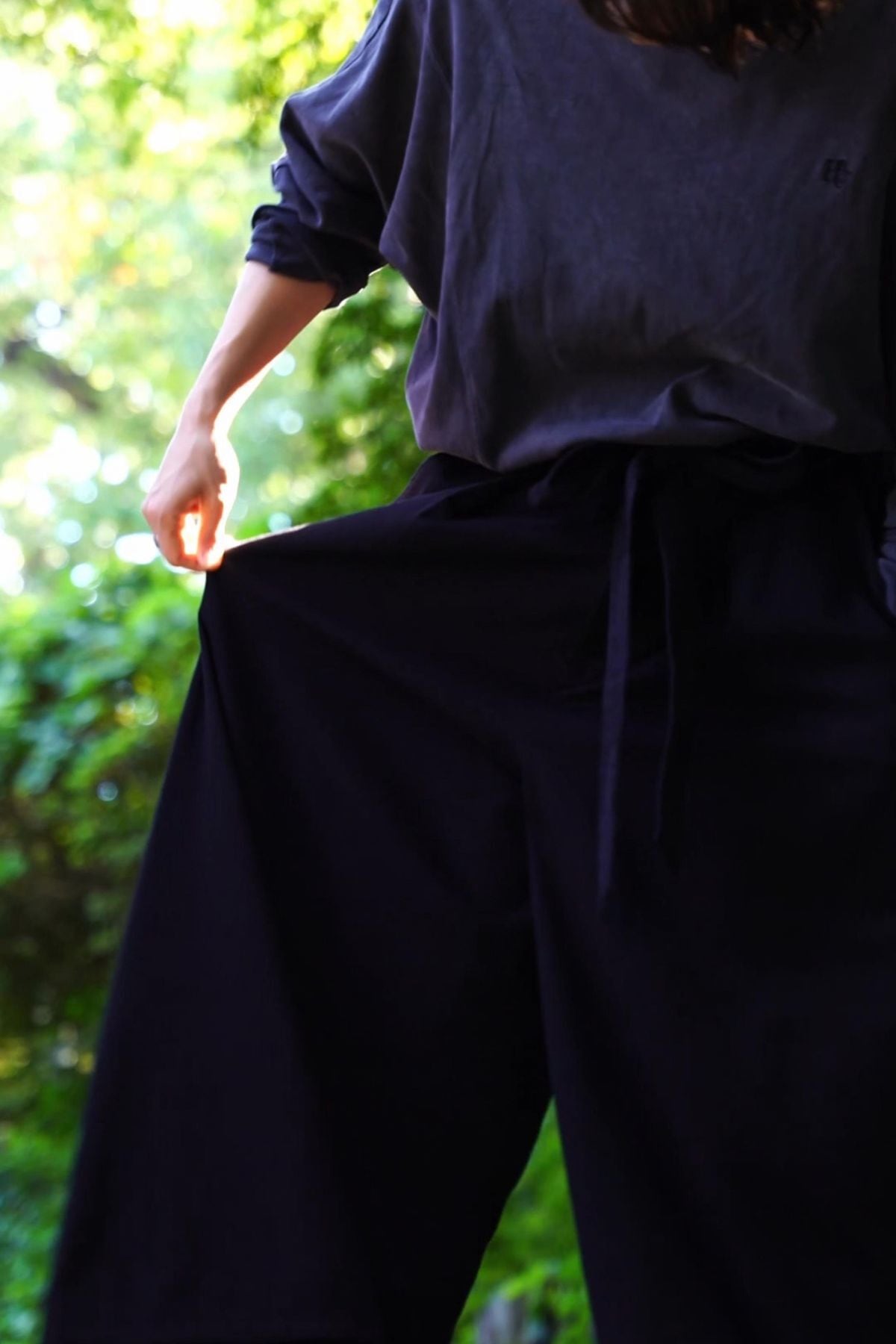 受注生産｜残りわずか】ブラックデニム袴｜BLACK DENIM HAKAMA｜日常に