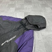 【神配色】アディダス ナイロンジャケット 80s 万国旗タグ ロゴ刺繍 一点物