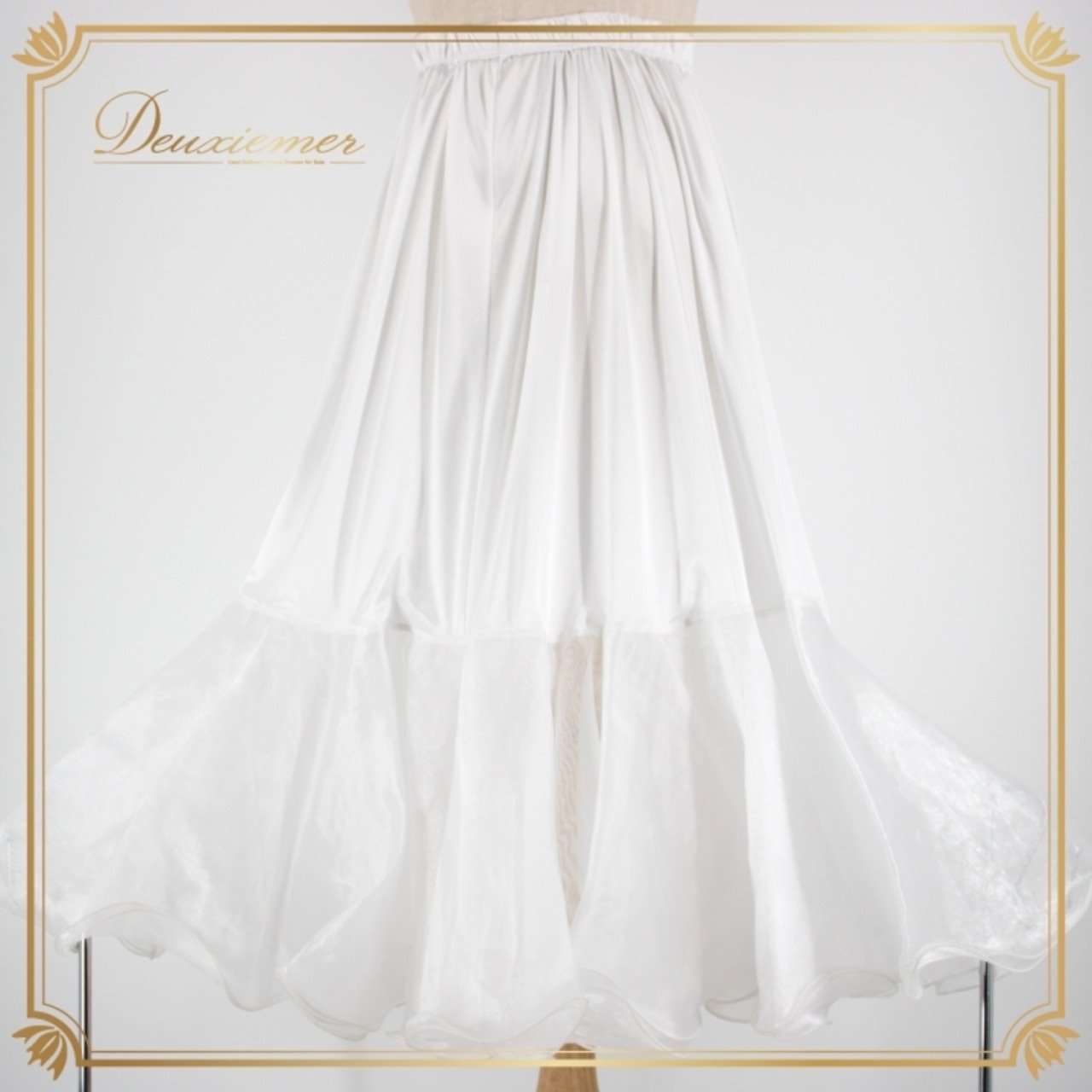 社交ダンス 衣装 スタンダード スカート パニエ ペチコート レッスンウェア レディース オールシーズン 無地 シンプル ホワイト系 白 清楚 ダンススカート フェミニン エレガント ウエストゴム 伸縮性あり レッスン用 おしゃれ ステージ衣装 フィット感 薄手 透け感 クラシック スタイリッシュ 清潔感 上品 セットアップ パーティー パニエ付き シンプルスタイル シフォン素材 軽量