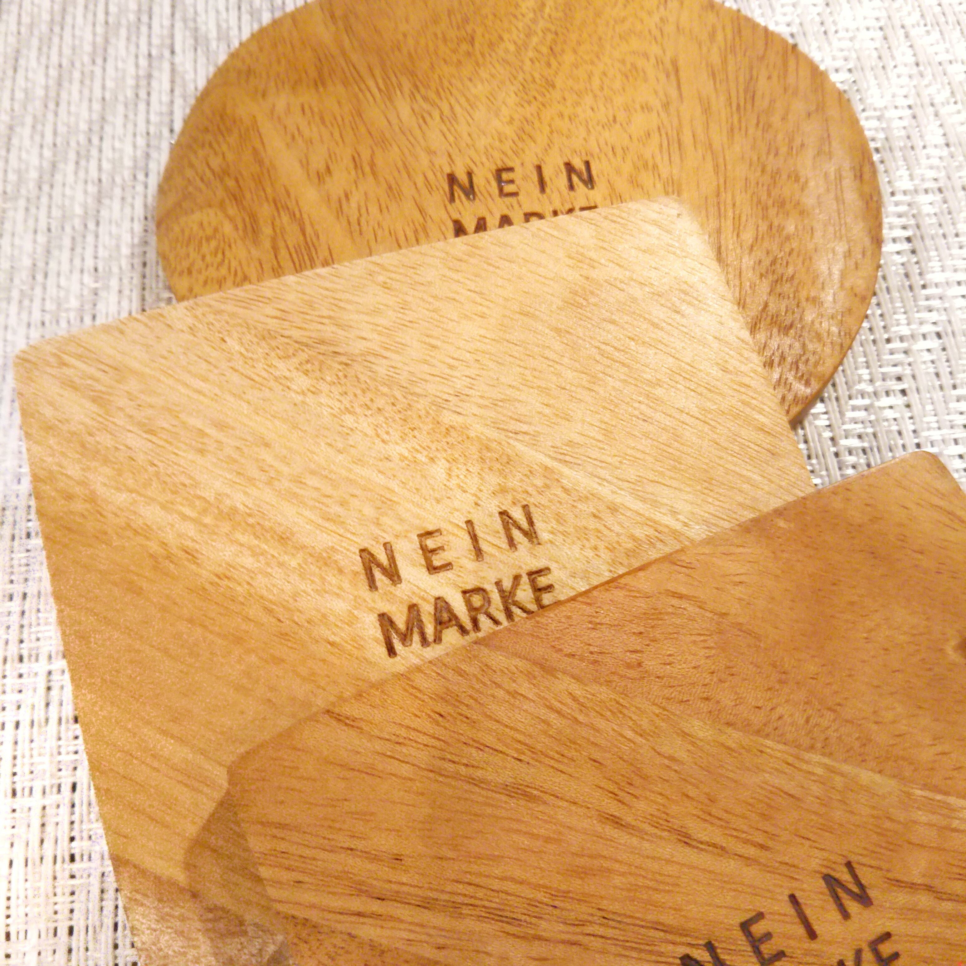 マホガニー コースター NEIN MARKE | 旭川の薪ストーブ コロポックル