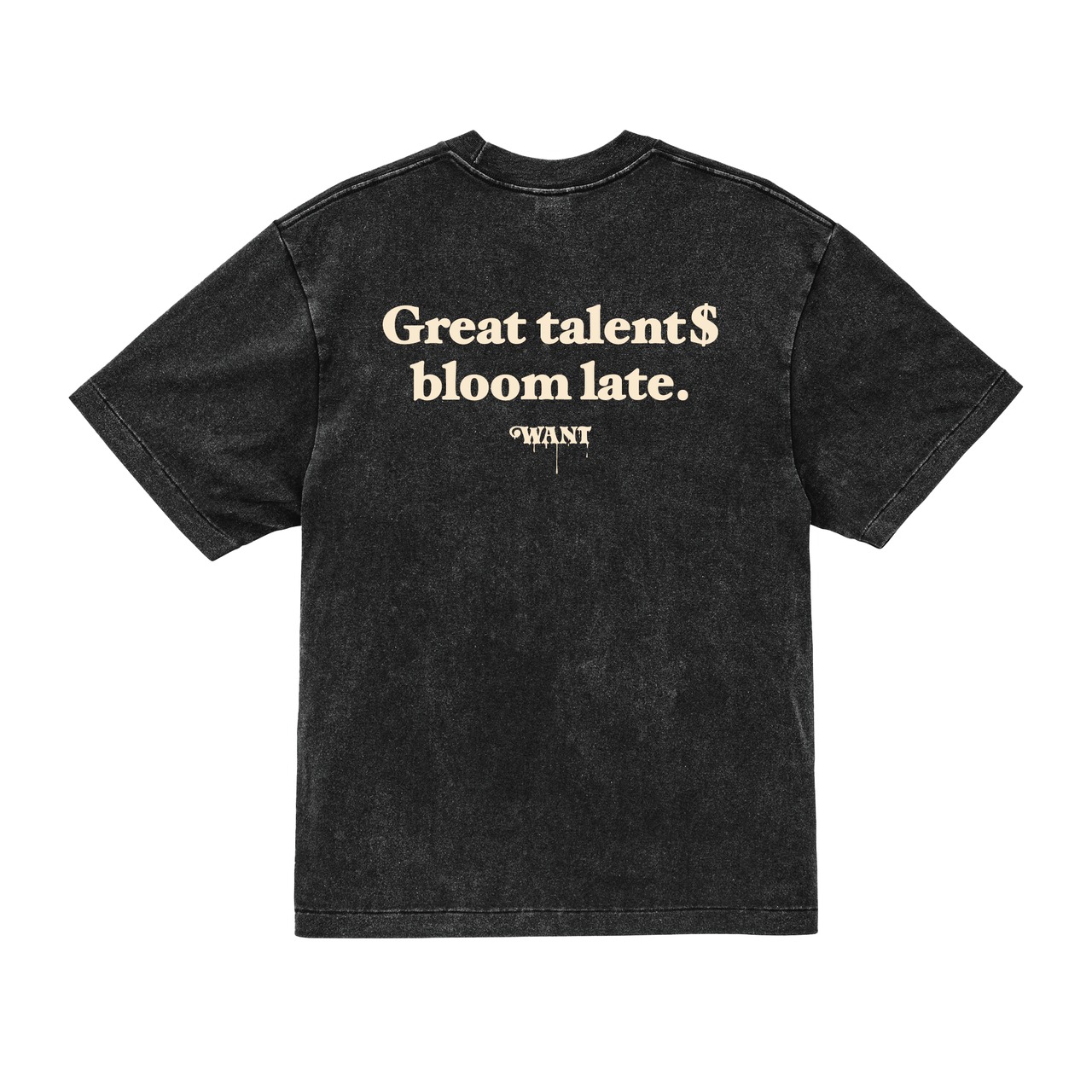 WANT clematis TEE [フェードブラック]