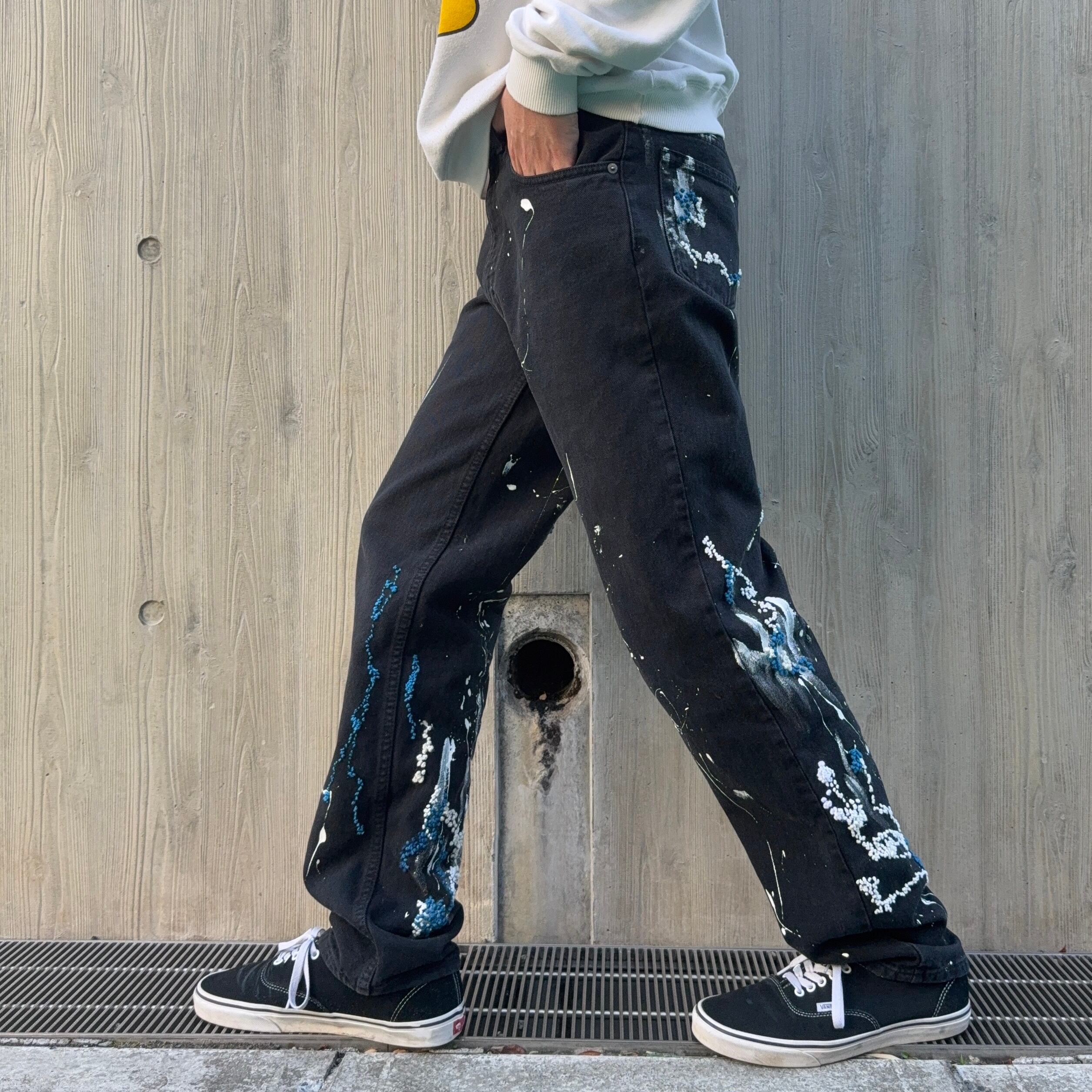 ペイントダーニングパンツ×思い出再生工場”（リメイク） | 放課後の思い出