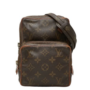ルイ ヴィトン モノグラム ミニ アマゾン 斜め掛け ショルダーバッグ M45238 ブラウン PVC レザー レディース LOUIS VUITTON 【中古】
