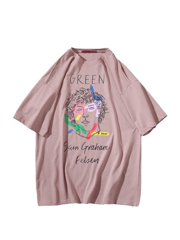 全3色 Tシャツ カットソー プリント カジュアル シンプル