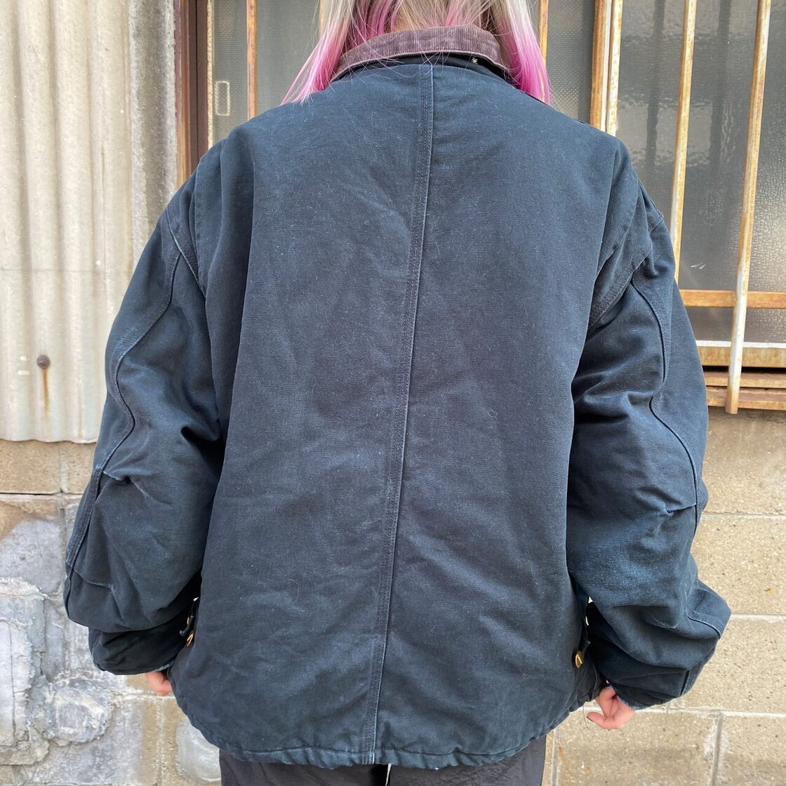 90年代 USA製 Carhartt カーハート ワンポイント トラディショナル 