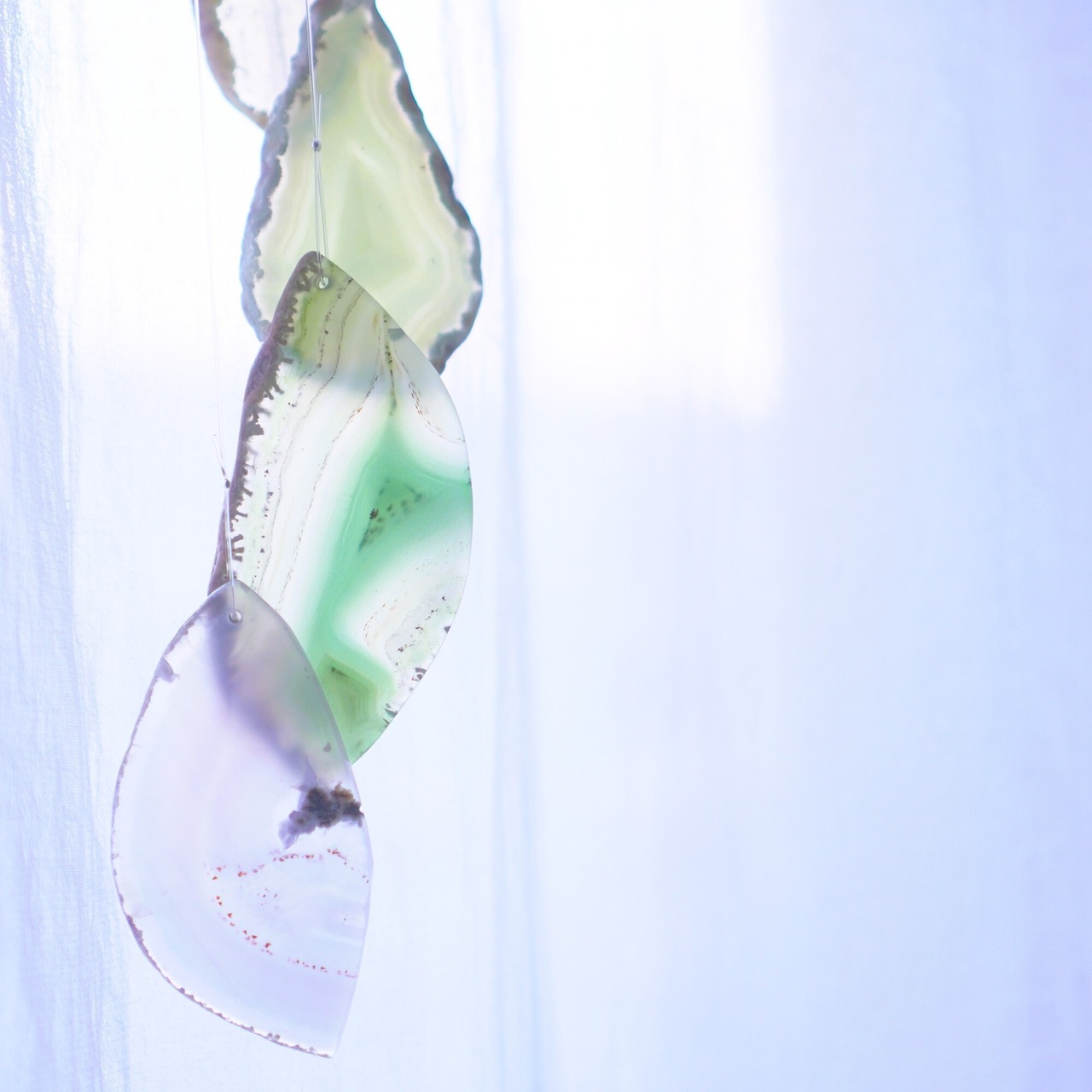 Edelweiss Garden 02 - アゲートヒーリングチャイム / Agate Sun Catcher Wind Chime 559