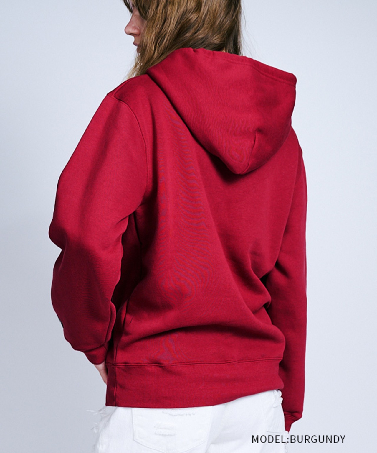 COOLAバンビエンブロイダリーフーディー (BURGUNDY)　CQ-47112