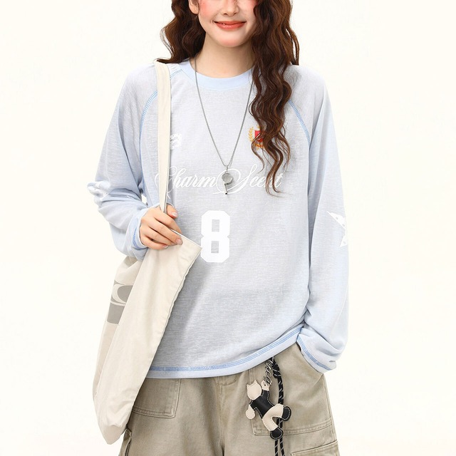 ナンバリングスターグラフィックTシャツ 2col R02523