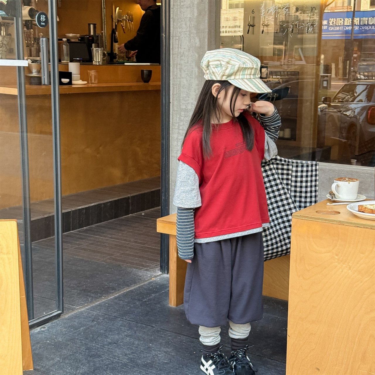 [bdiary] Doar Layered Tee Shirt / [비다이어리] 도아르레이어드티셔츠