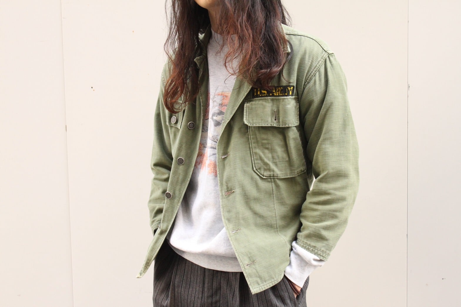 ~50s US ARMY Utility Shirt "13Button" "朝鮮戦争”