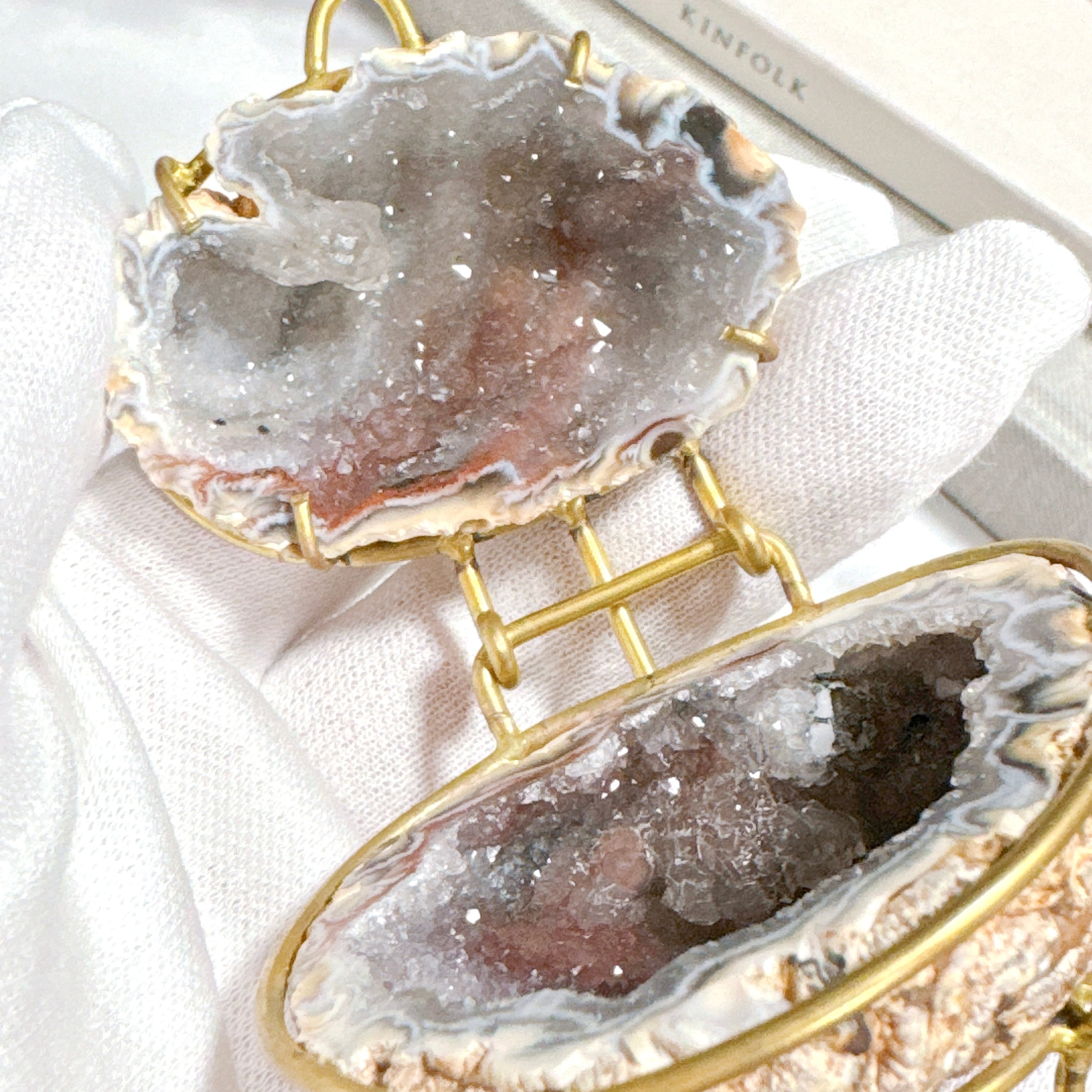 ジオードアゲート トレジャーアゲート 宝鉢 天然石 | Rinolis-interior