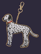 幸せをよぶ ザリ刺繡チャーム 犬5種 シバ/ビションフリーゼ/ダルメシアン/チワワ/トイプードル