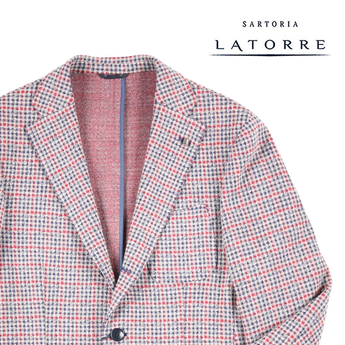 SARTORIA LATORRE 千鳥チェックチェスターコート46 Sartoria Latorre