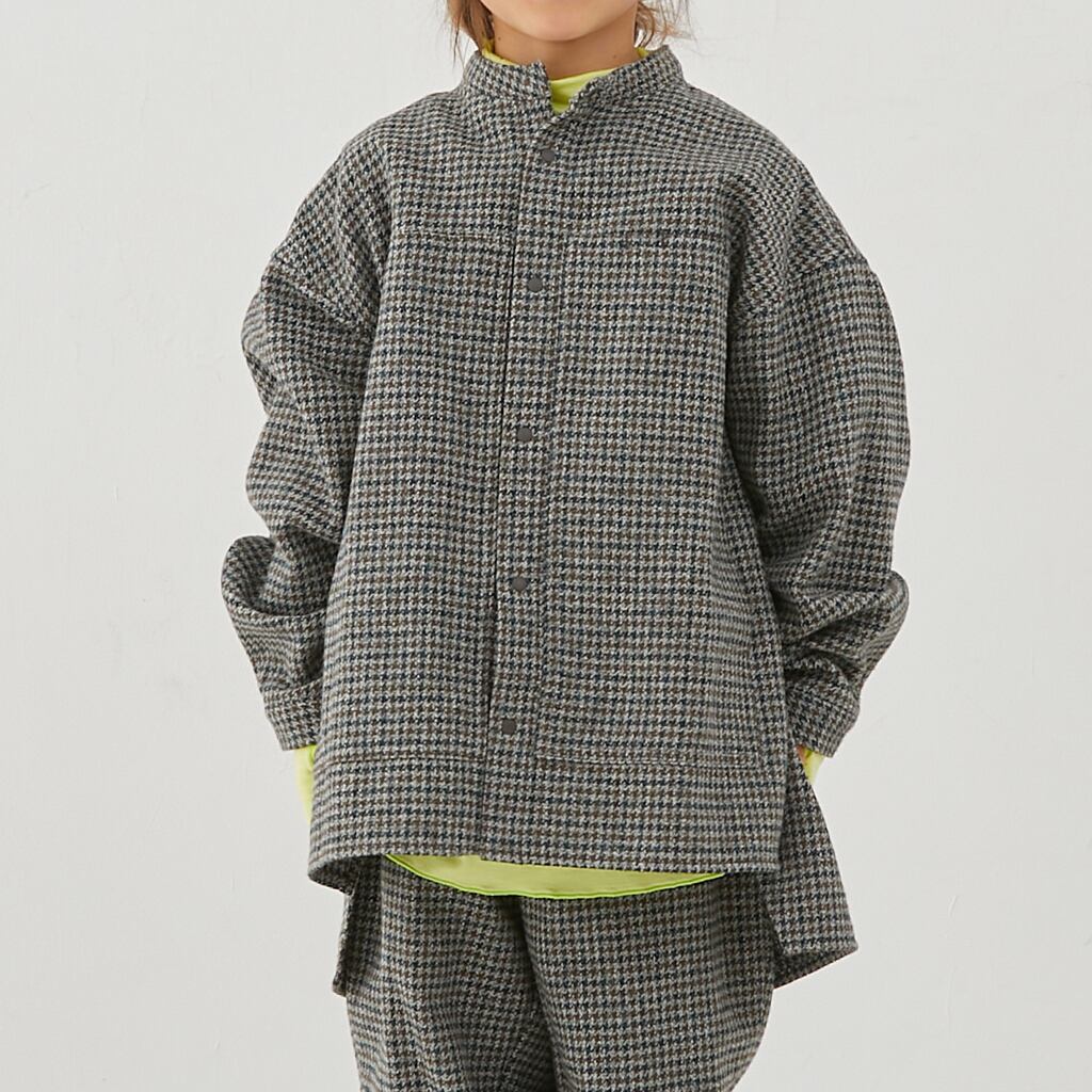 MOUN TEN.(マウンテン)/ cotton tweed pocket shirts / khaki / 0(150  