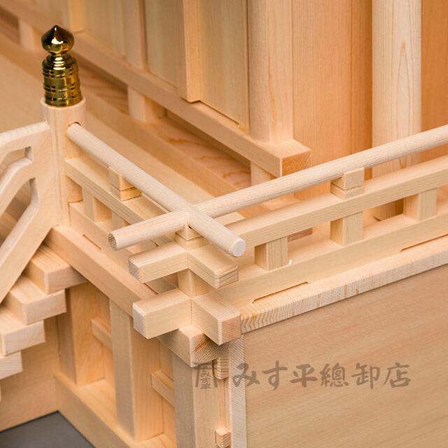 横通三社宮 丸屋根 1尺5寸 | みす平總卸店 横通三社宮 丸屋根 1尺5寸 | みす平總卸店