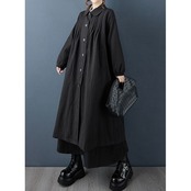 ピーターパンカラー ロングコート 60032