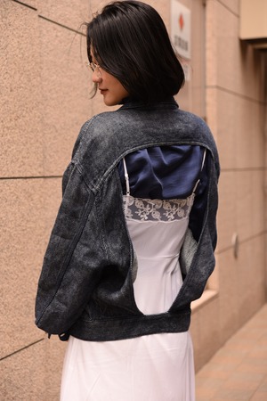 Acne Studios / vintage denim  back design jacket.
