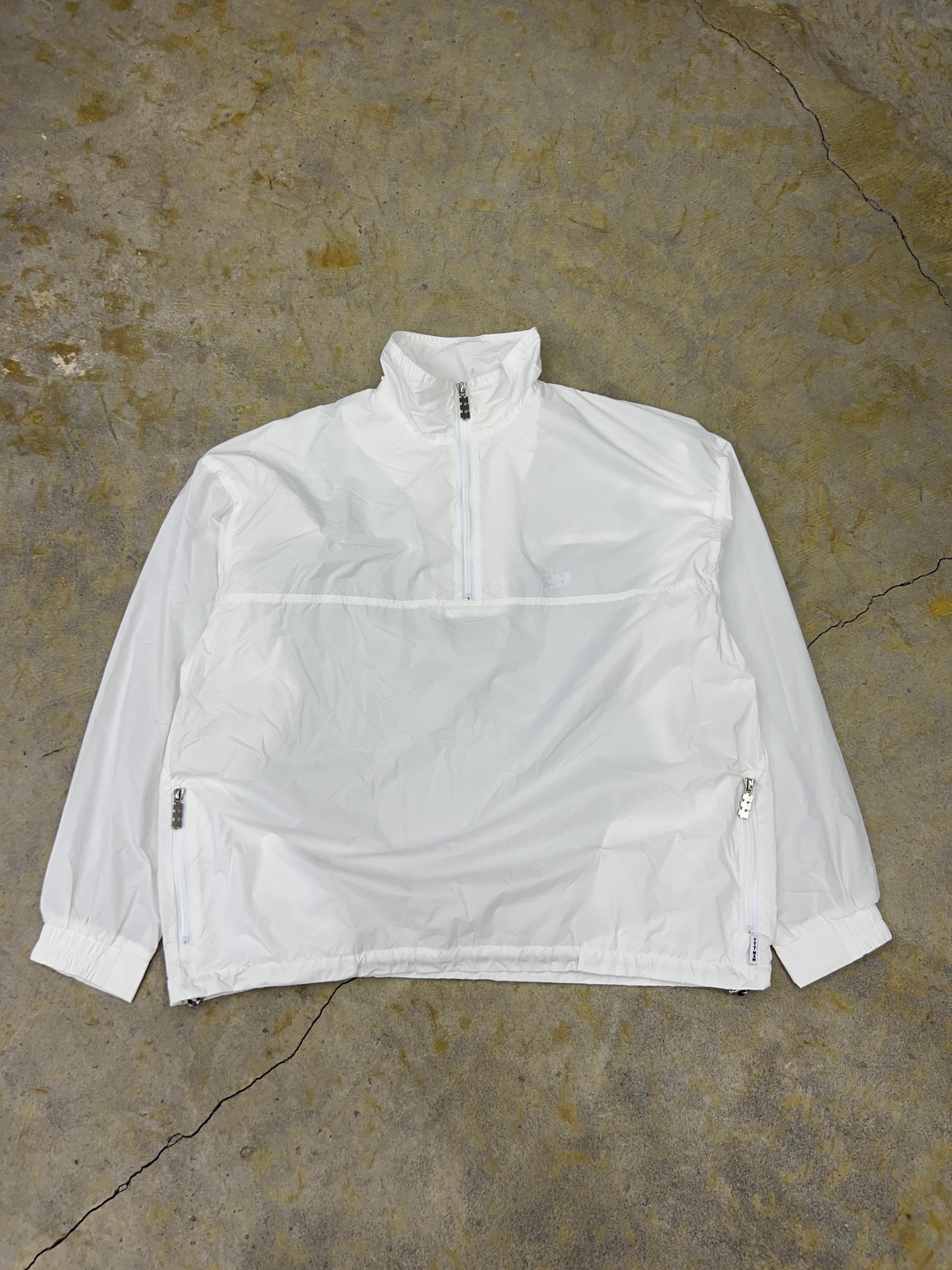 TTT MSW | Nylon pull over zip up shirt | White | HOWDAY